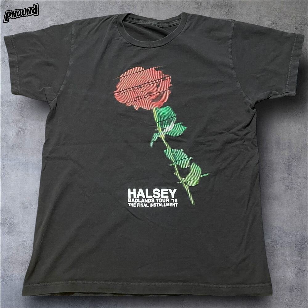 Halsey Badlands Tour Shirt Mens Medium 2016 Rose Concert Tee Final Installment